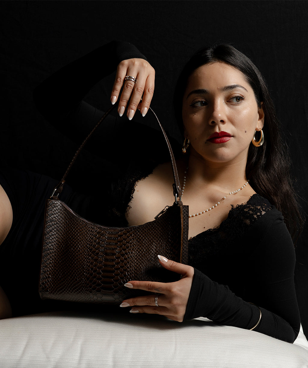 BABY BAGUETTE BROWN SNAKE