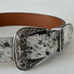 MONTANA COWHIDE BELT