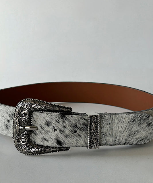 MONTANA COWHIDE BELT