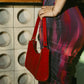 BAGUETTE RED CROCO
