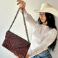 MARIA BURGUNDY CROCO
