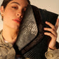 Maria Clutch Bag / Black Snake PRE-ORDER 