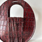 JULIETA BURGUNDY MACRO CROCO