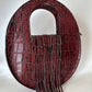 JULIETA BURGUNDY MACRO CROCO