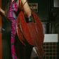 JULIETA BURGUNDY CROCO