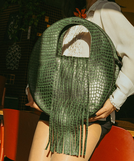JULIETA GREEN CROCO